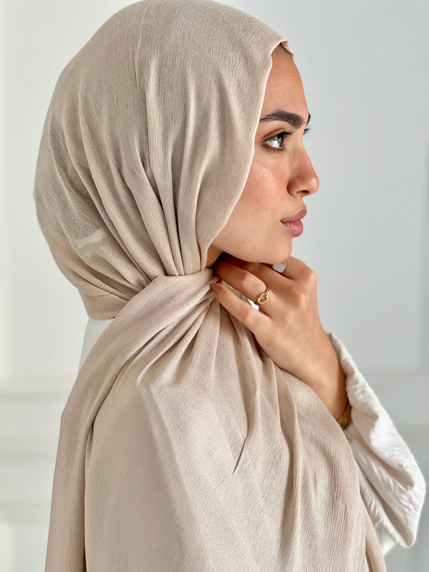Modal Hijab - Beige