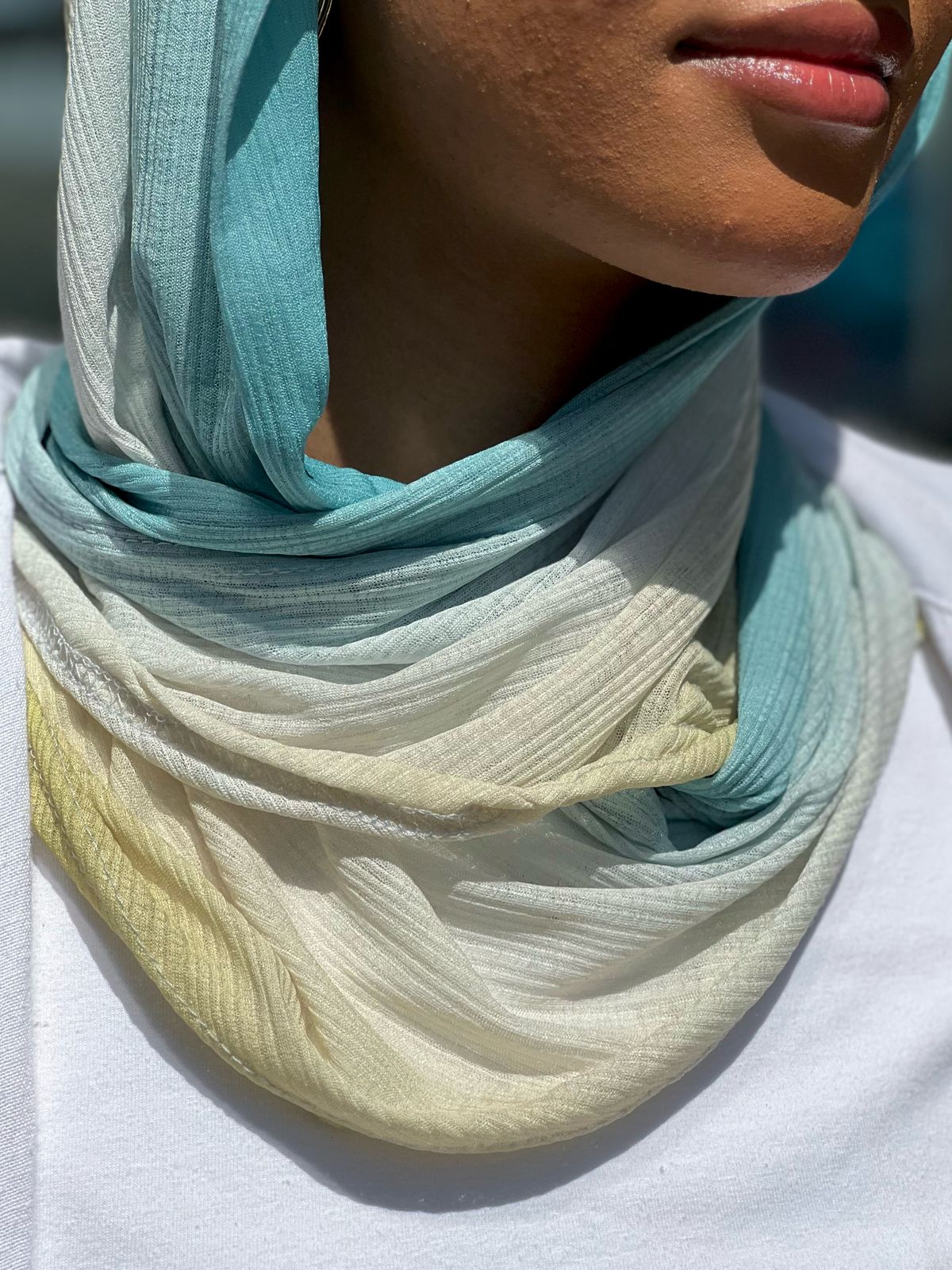 Smoothy Gradient mini loose scarve