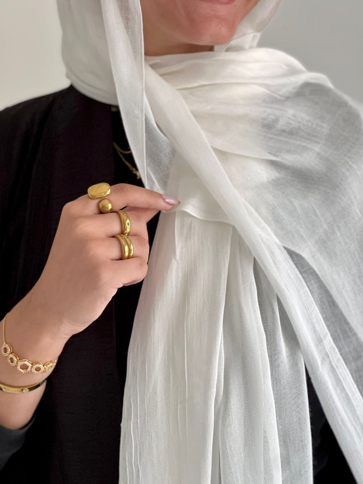 Crinkle Modal - Off White