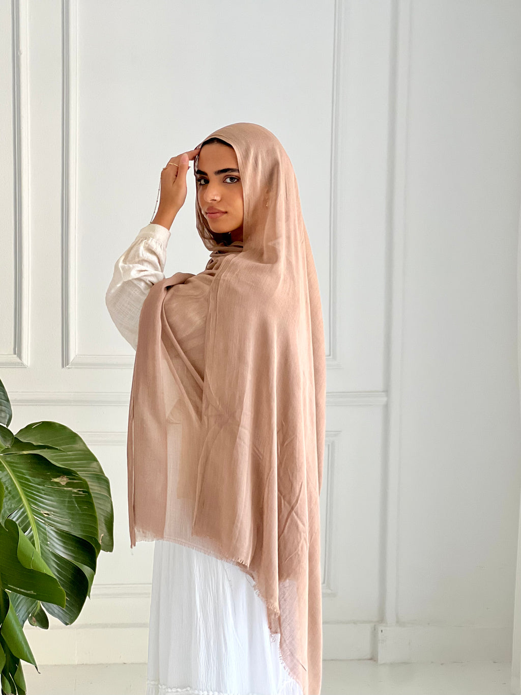 Cafe Plain Modal Scarf