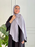 Grey Plain Modal Scarf