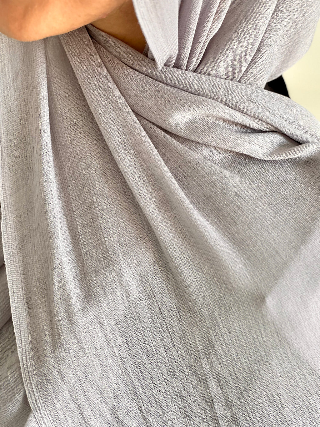 Grey Plain Modal Scarf