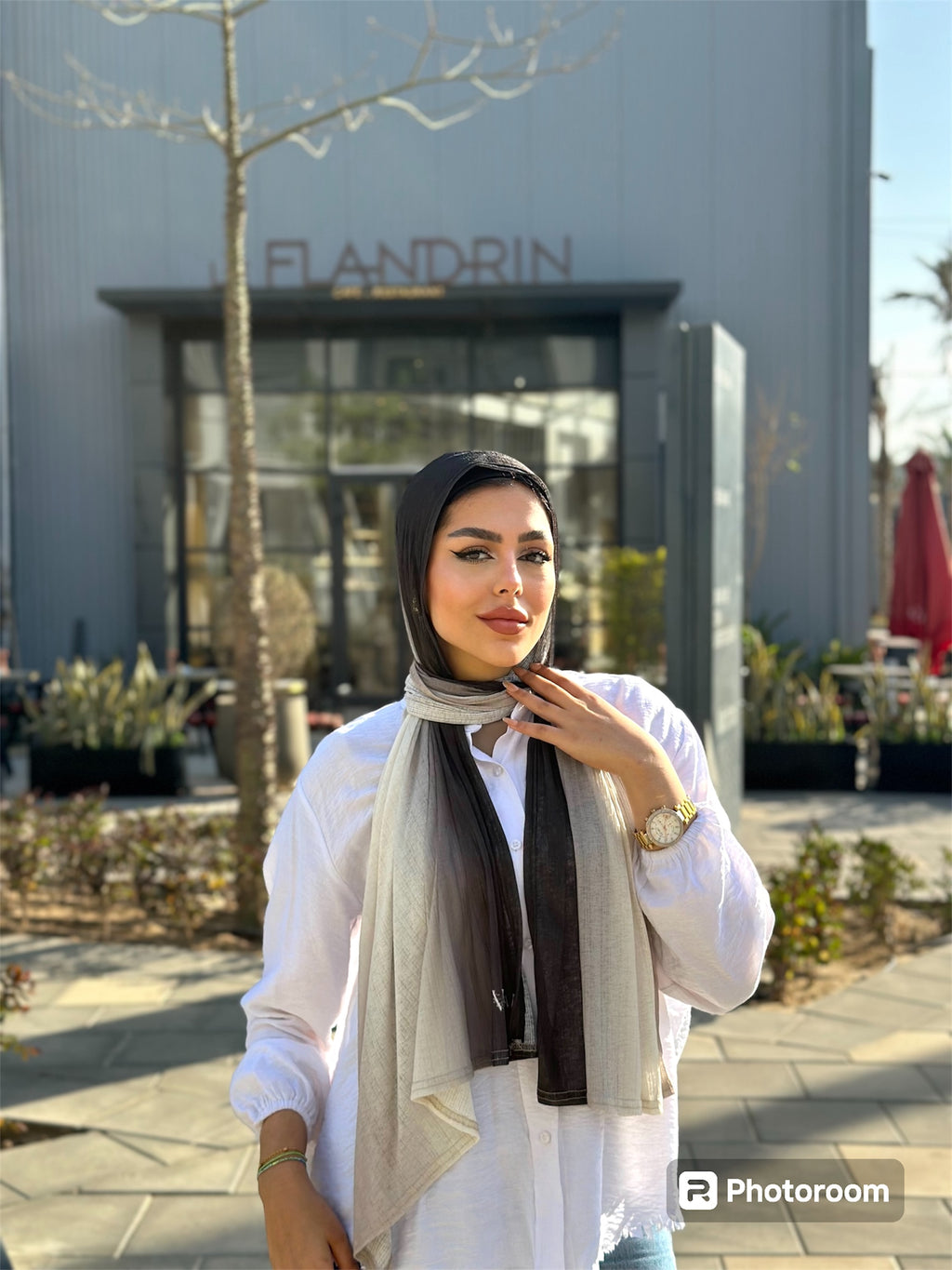 Olive Gradients Kuwaiti Scarf