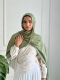 Olive Plain Modal Scarf
