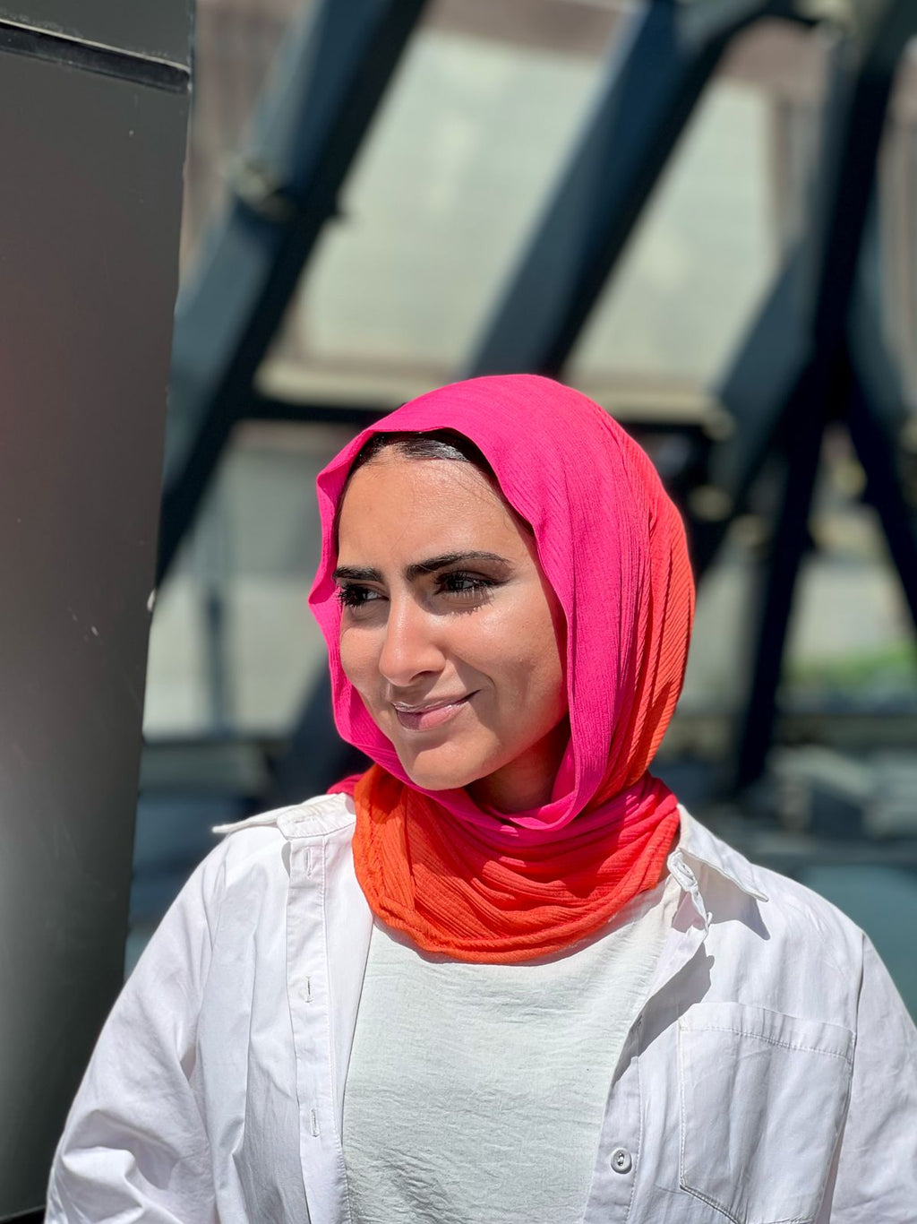 Candy Gradient Mini Loose Kuwaiti Scarf