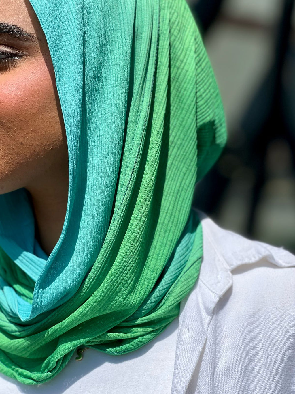 Hopeful Gradient Mini Loose Kuwaiti Scarf