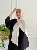 Light Beige Plain Kuwaiti Scarf