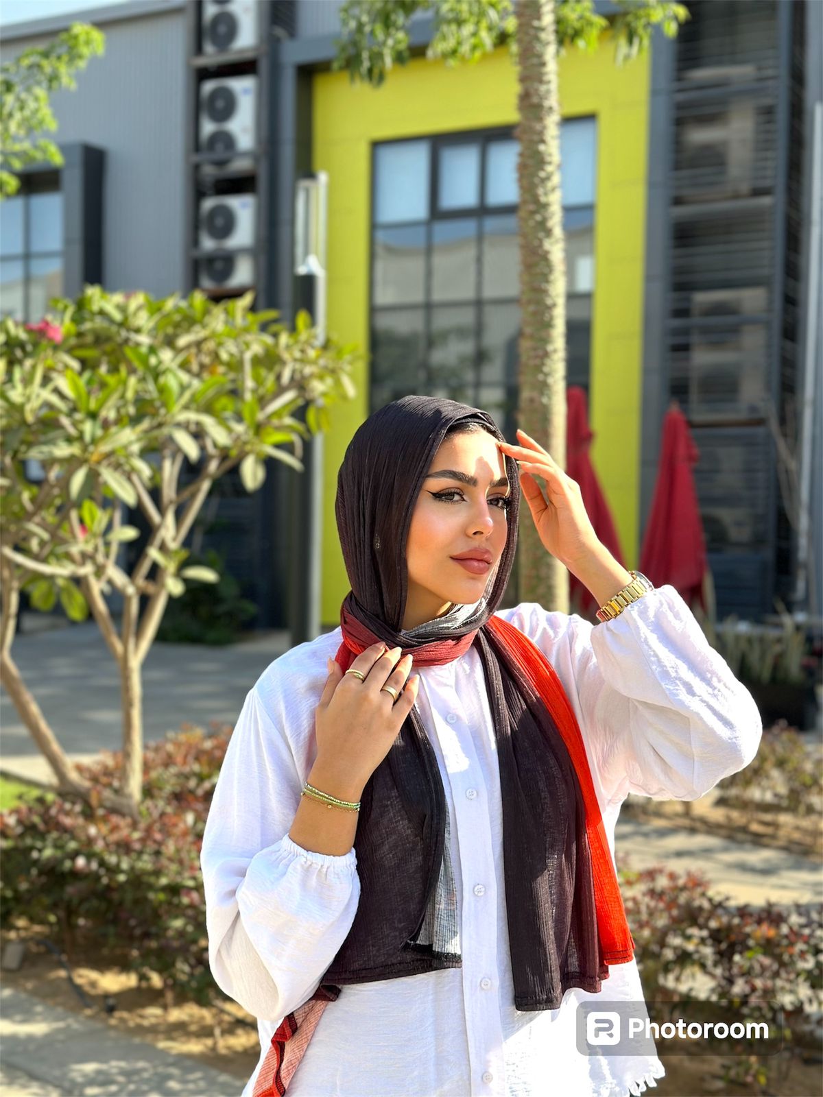 Sunrise Gradients Kuwaiti Scarf