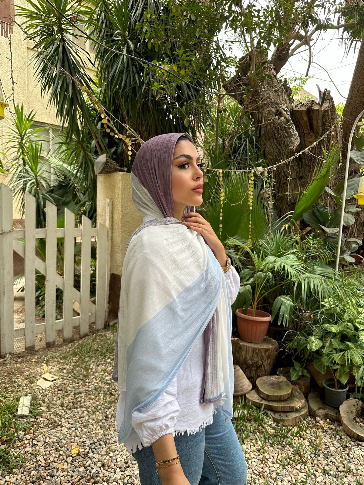 Baby Blue Gradient Hijab