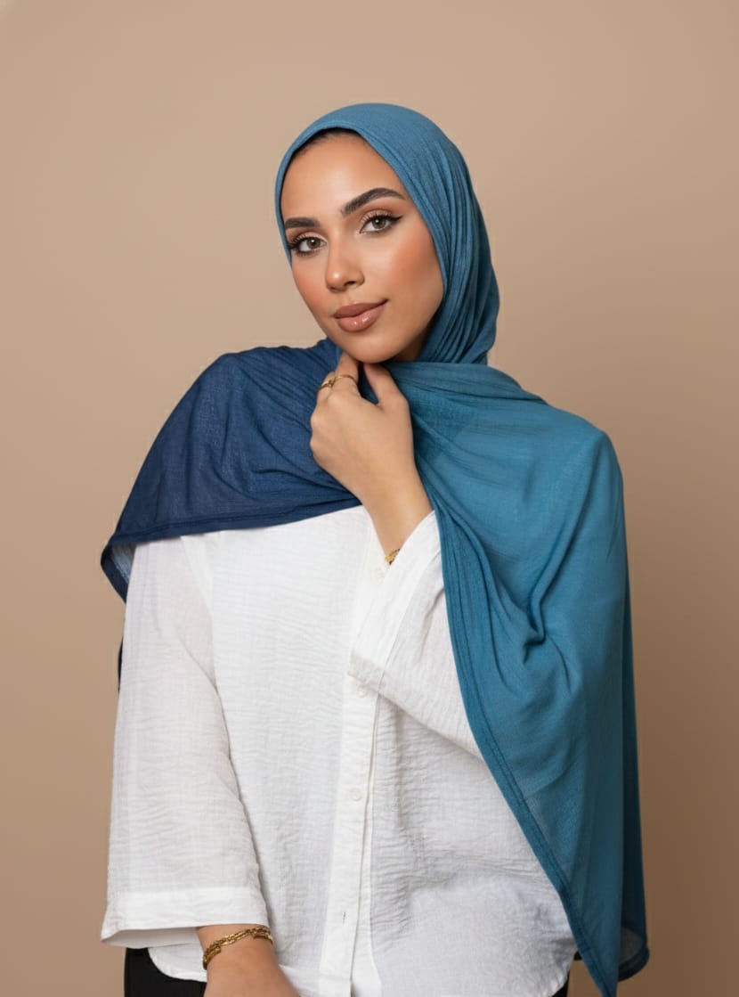 Blue Sky Gradients Kuwaiti Scarf