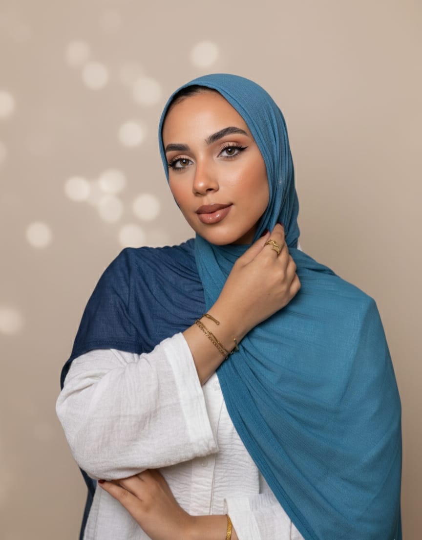 Blue Sky Gradients Kuwaiti Scarf