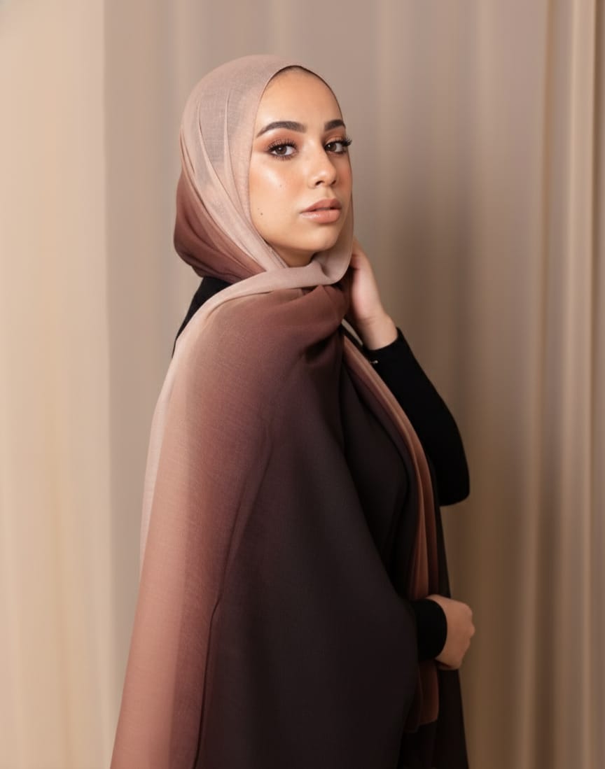 Mocha Ombre Modal cotton