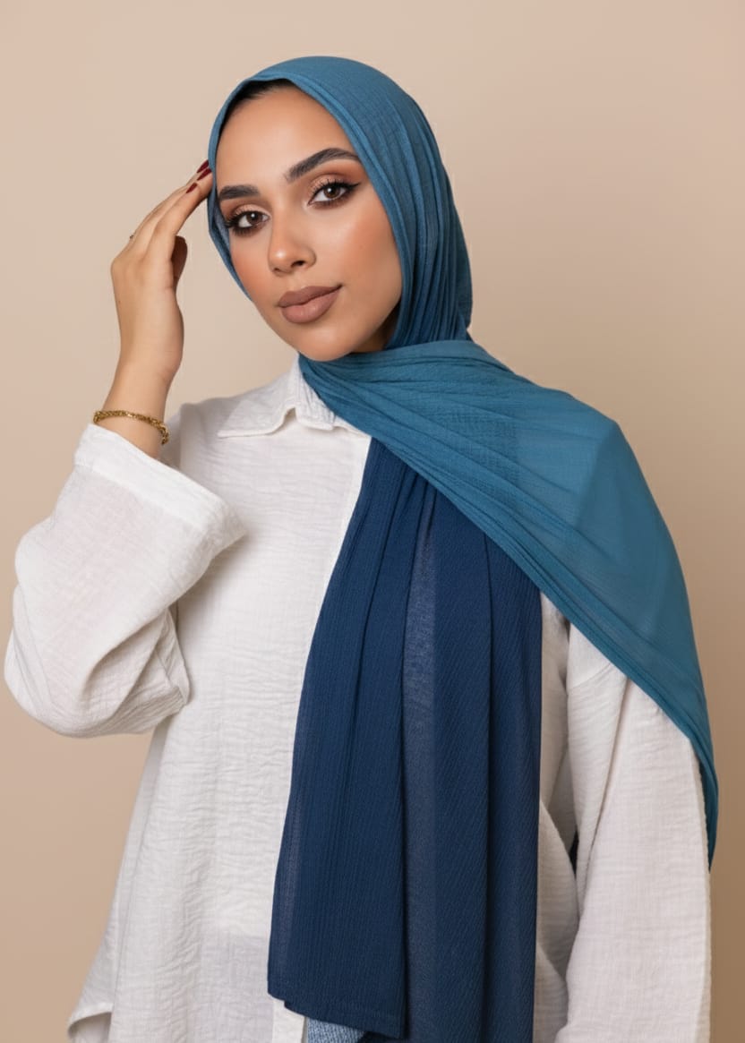 Blue Sky Gradients Kuwaiti Scarf